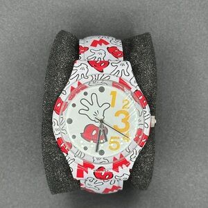 Disney Mickey Mouse women’s Watch 38mm white glove dial Cuff style